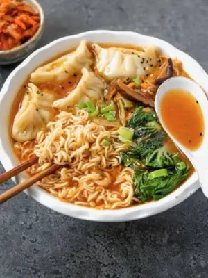 Korean hotpot bowl budae jigae